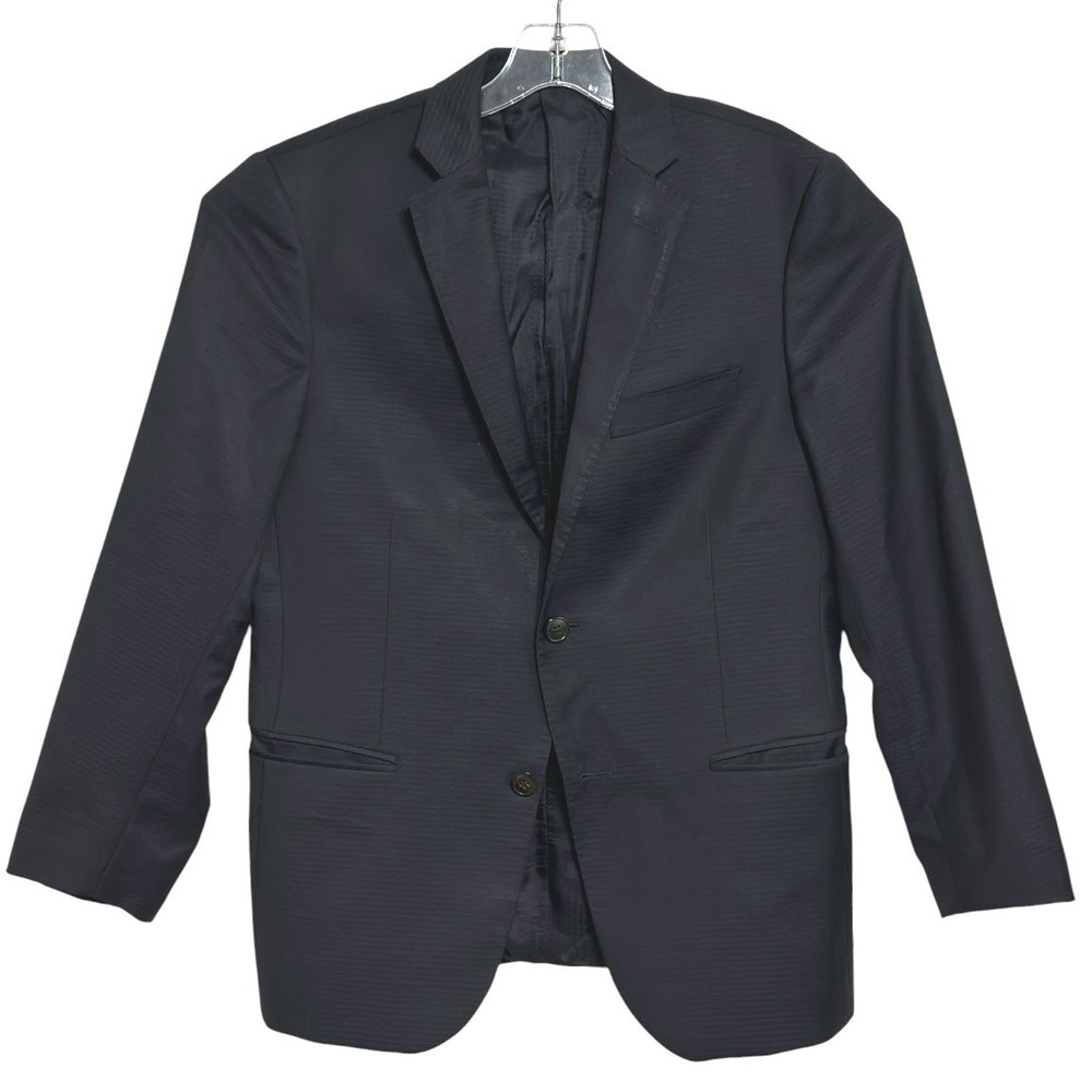Pal Zileri Lab Men Wool Blazer Sport Coat IT 48R US 38R Navy 100% Wool 2 Button